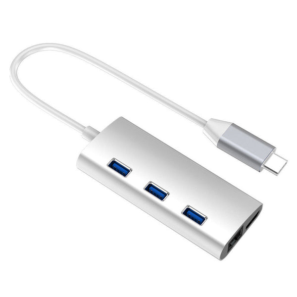 8 in 1 USB 3.1 Type C 4K HDMI RJ45 Hub Lan Ethernet Port Adapter HUB For MacBook