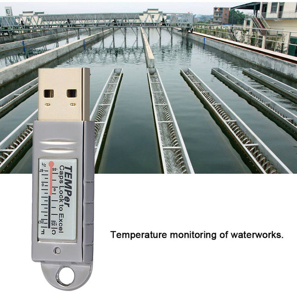 USB PC Thermometer Temperature Record Temp Monitor Sensor Data Logger Recorder