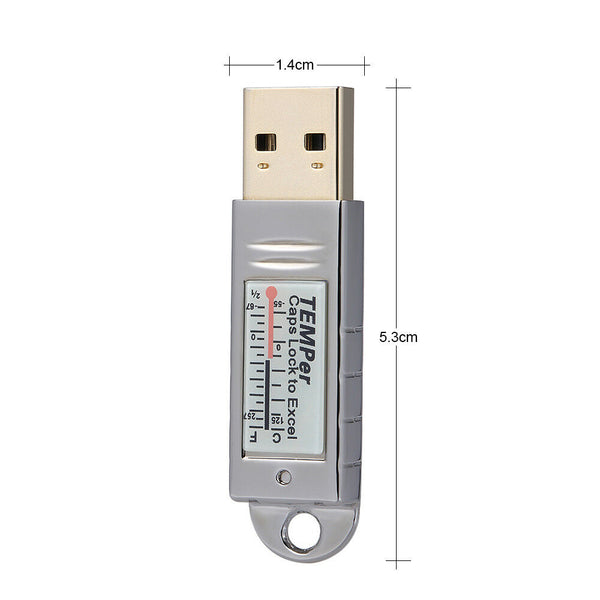 USB PC Thermometer Temperature Record Temp Monitor Sensor Data Logger Recorder