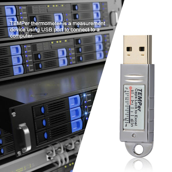 USB PC Thermometer Temperature Record Temp Monitor Sensor Data Logger Recorder