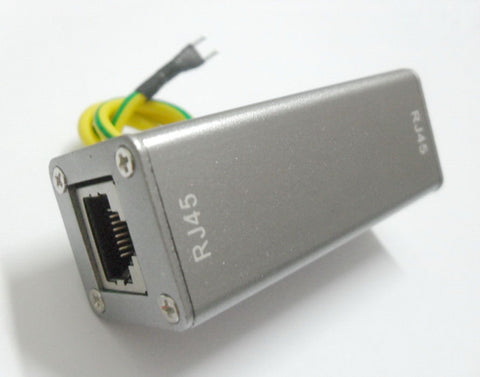 RJ45 Network Ethernet LAN Lightning Thunder Surge Protection Arrester Adapter