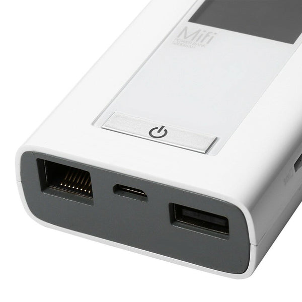 4G Mifi 5200mAh PowerBank LTE Wifi Router w/ Duel 2 SIM Card Cards Slot RJ45 LAN