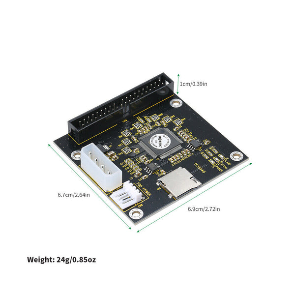 TF T Flash To 3.5" Hard Drive 44 pin IDE Adapter Converter Card ULTRA DMA Mode