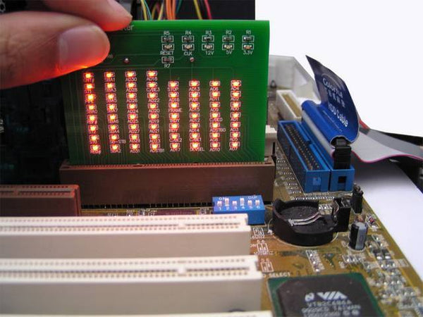 Check AGP Video Display Card Slot PC Motherboard Mainboard LED Tester test Card