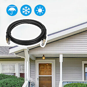 2X 1 M Meter CAT8 Cat 8 Ethernet Network Lan Cable Cord 24AWG SFTP Shielded RJ45