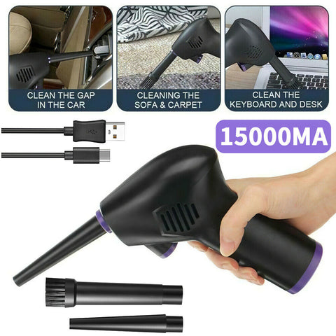 Cordless High Power Speed Air Duster Blower or keyboard Car Deep Clean Cleaning