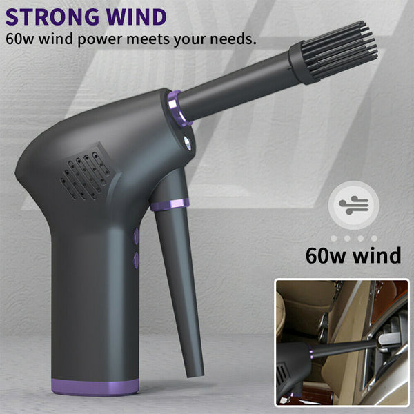 Cordless High Power Speed Air Duster Blower or keyboard Car Deep Clean Cleaning