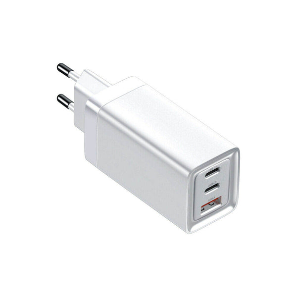 65W GaN Type C USB PD QC 3.0 Fast Charger Plug Phone Notebook Laptop Adapter