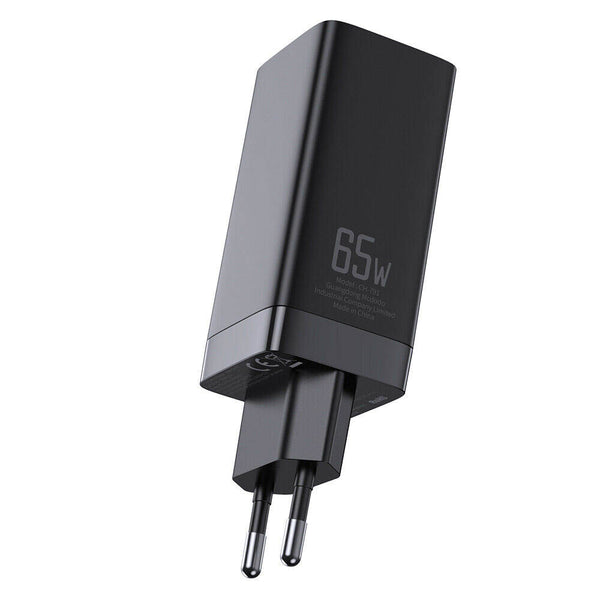 65W GaN Type C USB PD QC 3.0 Fast Charger Plug Phone Notebook Laptop Adapter