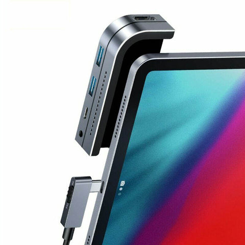Multi USB 3.0 HUB Type C to HDMI Hub Audio Jack Card PD Charge Port Dock Station