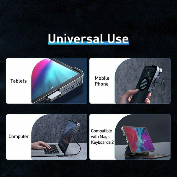 Multi USB 3.0 HUB Type C to HDMI Hub Audio Jack Card PD Charge Port Dock Station