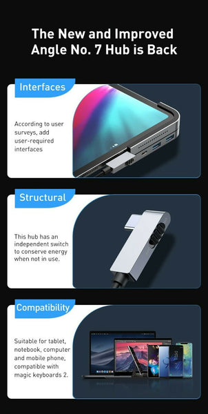 Multi USB 3.0 HUB Type C to HDMI Hub Audio Jack Card PD Charge Port Dock Station