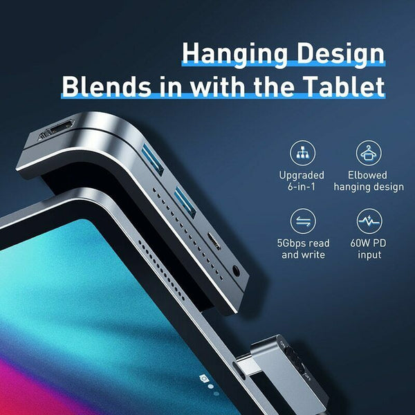 Multi USB 3.0 HUB Type C to HDMI Hub Audio Jack Card PD Charge Port Dock Station