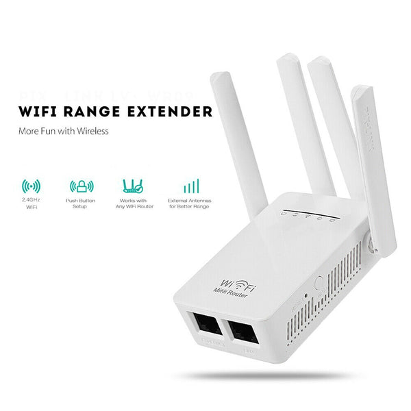 WiFi Distance Range Extender Repeater Wireless Amplifier Router Signal Booster