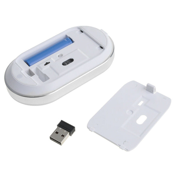 Portable Office Laptop PC Mini Compact Small Mouse Wireless Mice Bluetooth 4.0