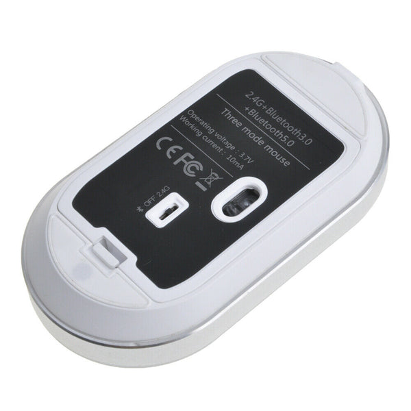 Portable Office Laptop PC Mini Compact Small Mouse Wireless Mice Bluetooth 4.0