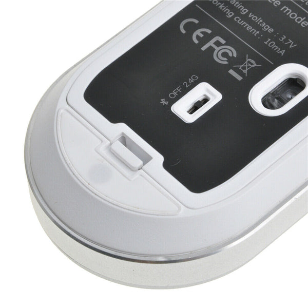 Portable Office Laptop PC Mini Compact Small Mouse Wireless Mice Bluetooth 4.0