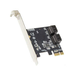 4 Port SATA III PCI-e PCIe 3 Expansion Card Non Raid 6 Gbps Low Profile Bracket