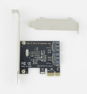 PCIE PCI-E PCI Express to SATA 3.0 Internal 6 Gbps 2 Port Expansion Card Adapter