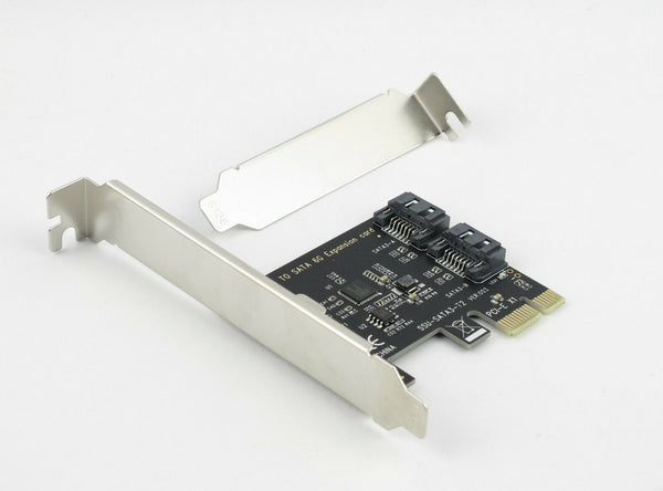 PCIE PCI-E PCI Express to SATA 3.0 Internal 6 Gbps 2 Port Expansion Card Adapter