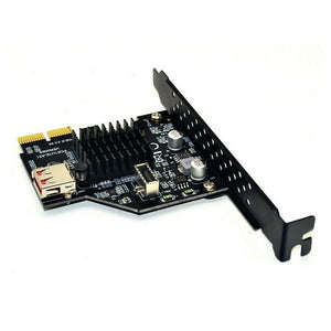 PCIE PCI Express to USB 3.1 2.0 Header Type E Front Panel Socket Adapter Card