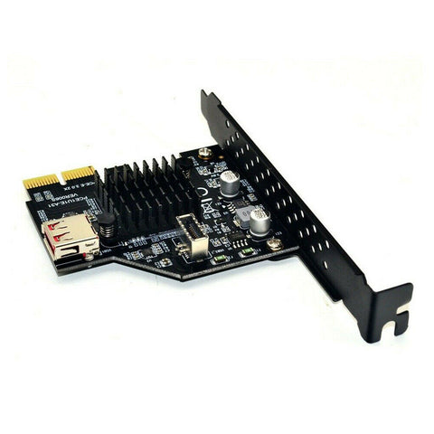 PCIE PCI Express to USB 3.1 2.0 Header Type E Front Panel Socket Adapter Card