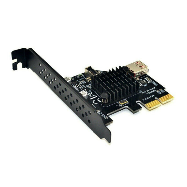 PCIE PCI Express to USB 3.1 2.0 Header Type E Front Panel Socket Adapter Card