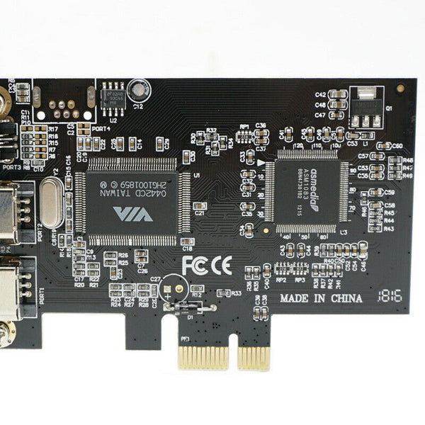 Desktop PC Computer PCIE PCI-E Firewire IEEE 1394 2+1 3 Port Controller Card