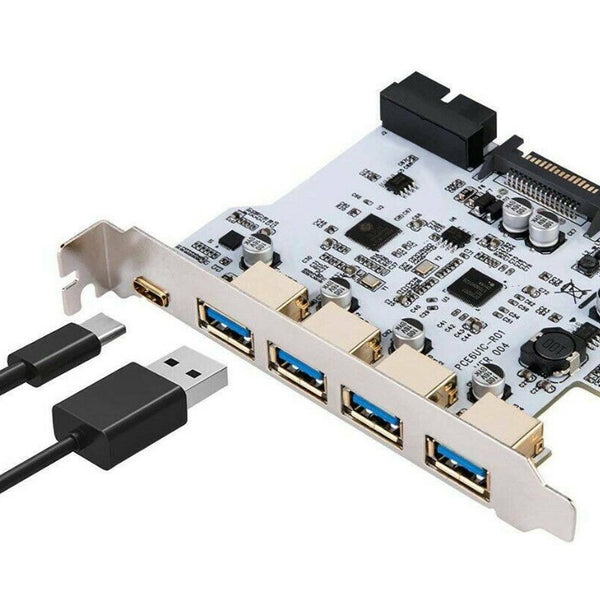 PCI-E Type C High Speed PCI Express to USB 3.0 3.1 2.0 Adapter Expansion Card