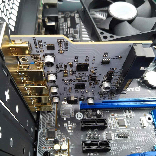 PCI-E Type C High Speed PCI Express to USB 3.0 3.1 2.0 Adapter Expansion Card