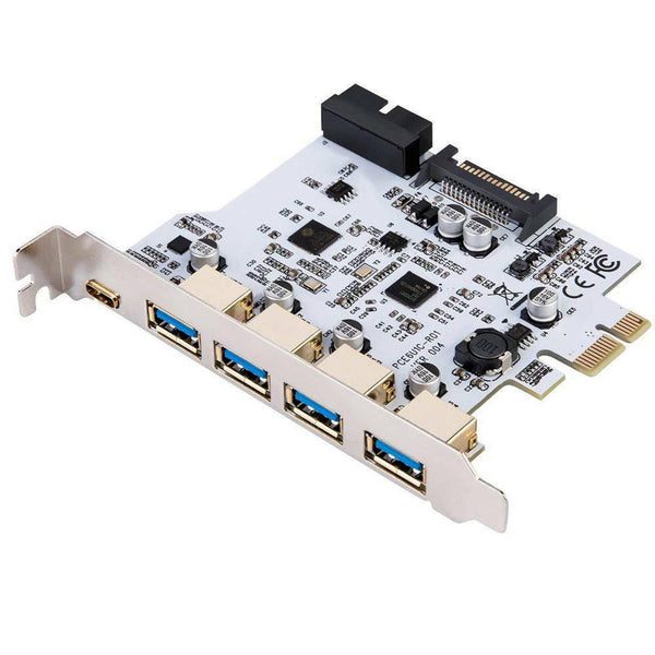 PCI-E Type C High Speed PCI Express to USB 3.0 3.1 2.0 Adapter Expansion Card