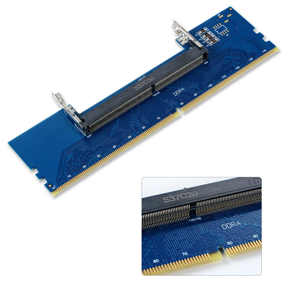 DDR4 Memory RAM SO-DIMM To DIMM Laptop To Desktop Adapter Card Converter Tester