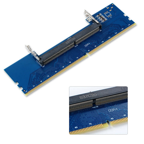 DDR4 Memory RAM SO-DIMM To DIMM Laptop To Desktop Adapter Card Converter Tester