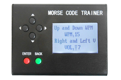 Morse Code Trainer Shortwave Ham Radio Telegraph CW Auto Key Station Transmitter