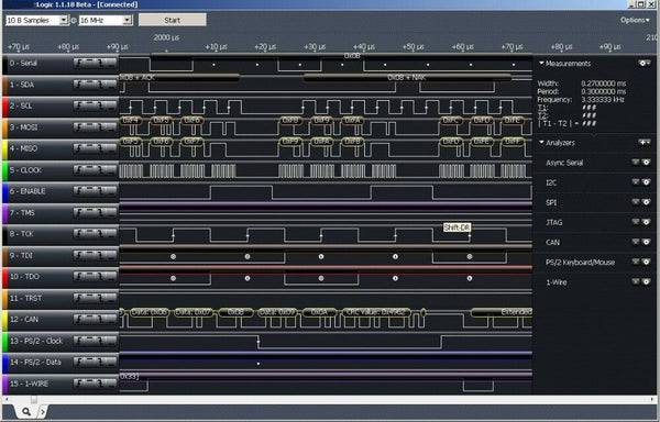 USB Logic 100 MHz 16 Channel Logic16 Debug Analyzer Debugger for ARM FPGA M100