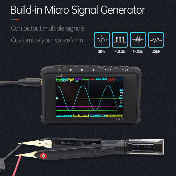 Digital Smart Tweezers LCR Meter Frequency Signal Generator Debugging Repair Tool