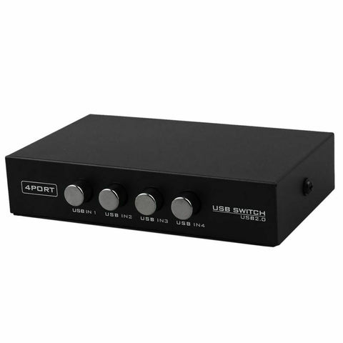 Scanner Printer 4 Ports USB Sharing Device Switch Selector Switcher Splitter Box