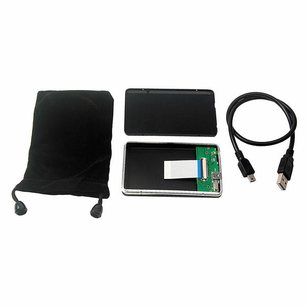 Hard Drive Data Aluminium Enclosure USB 2.0 to CE ZIF 40 Pin Hard Disk HD External Case