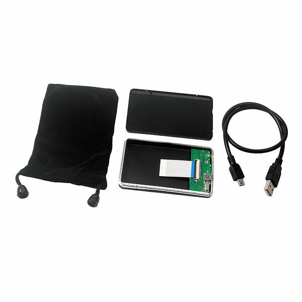 Hard Drive Data Aluminium Enclosure USB 2.0 to CE ZIF 40 Pin Hard Disk HD External Case