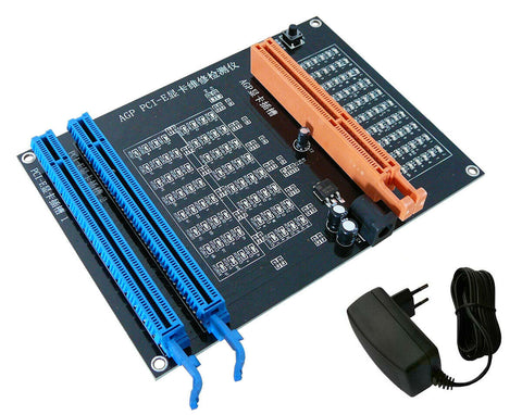 Test for Graphic Video Display Card AGP PCI Express PCIE Slot Checker