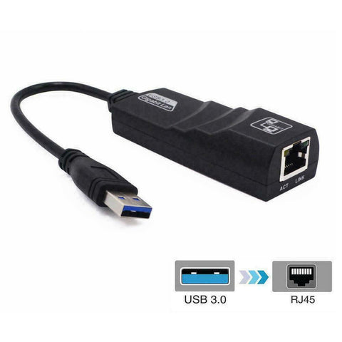 USB 3.0 to 10 100 1000 Mbps Gigabit RJ45 FAST Network Ethernet LAN For X1G4 PC Adapter