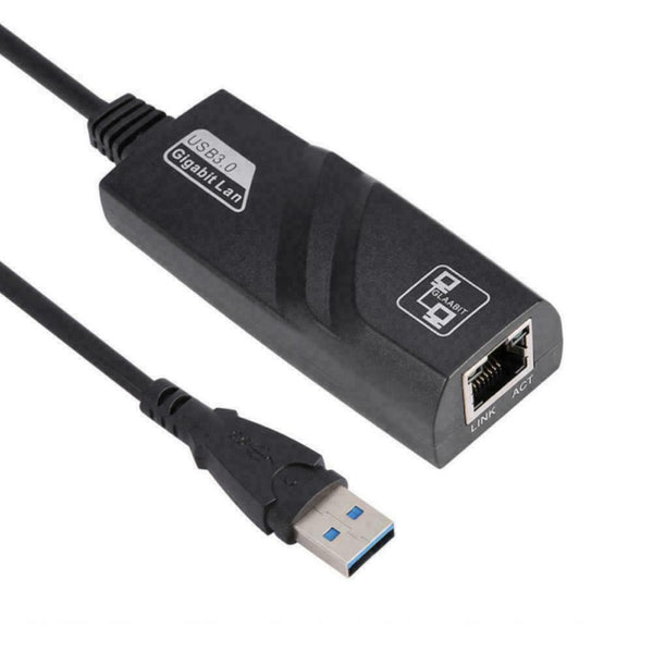 USB 3.0 to 10 100 1000 Mbps Gigabit RJ45 FAST Network Ethernet LAN For X1G4 PC Adapter