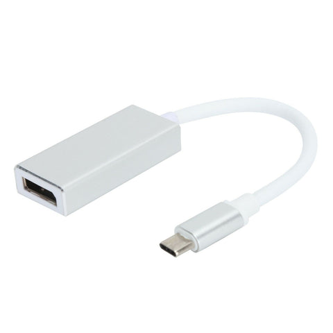 Type C To DP Hub Adapter Display Port Converter USB 3.1 10 GBps For Macbook Air 12"