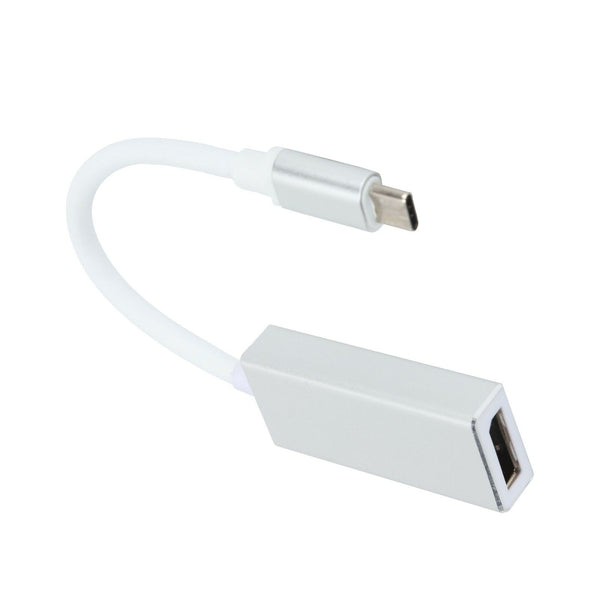 Type C To DP Hub Adapter Display Port Converter USB 3.1 10 GBps For Macbook Air 12"