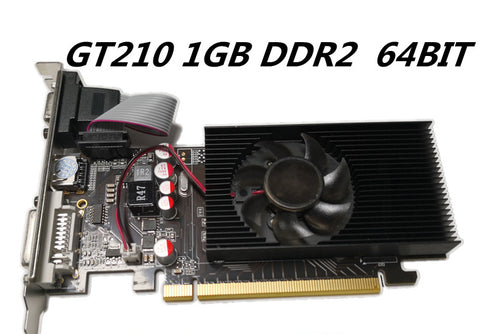 VGA Graphics GT210 1GB 64Bit DDR2 CRT HDMI DVI Low Profile Display Video Card