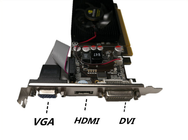 VGA Graphics GT210 1GB 64Bit DDR2 CRT HDMI DVI Low Profile Display Video Card