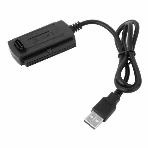 SATA PATA IDE to USB 2.0 Bridge Adapter Converter Cable Hard Drive Disk 2.5" 3.5" with power supply