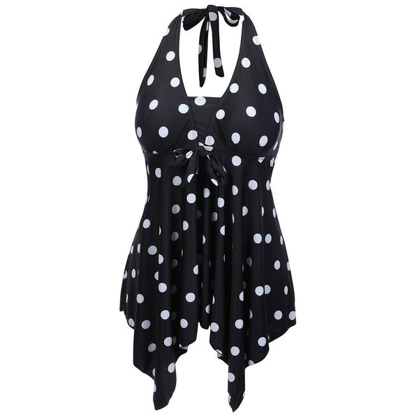 Women Tankini Swim Swimming Dress Swimsuit Beachwear Swimwear Bikini Plus Size
