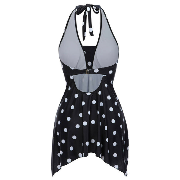 Women Tankini Swim Swimming Dress Swimsuit Beachwear Swimwear Bikini Plus Size