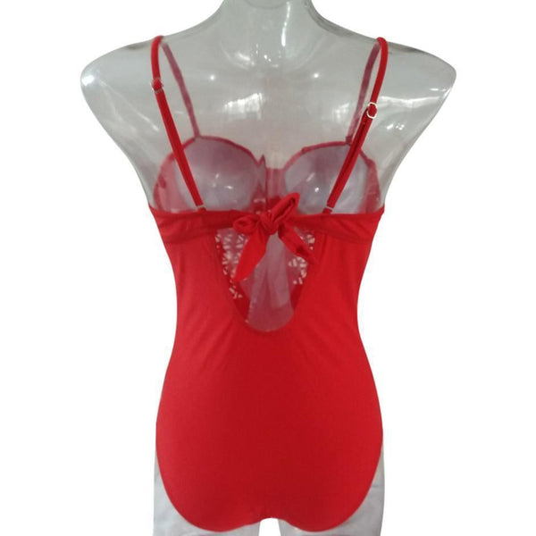 Sexy Swimsuit Women Beachwear Swimwear Solid Bathing Suit High Waist Bandage Bod